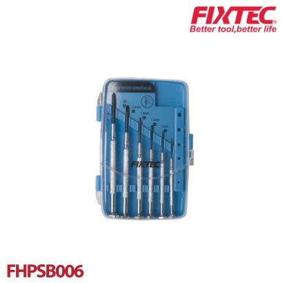 ชุดไขควงชิ้นเล็กสำหรับงานละเอียด 6 ชิ้น FIXTEC FHPSB006