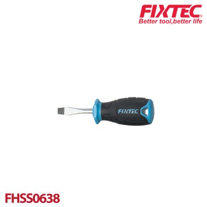ไขควงปากแบน 6x38 mm FIXTEC FHSS0638