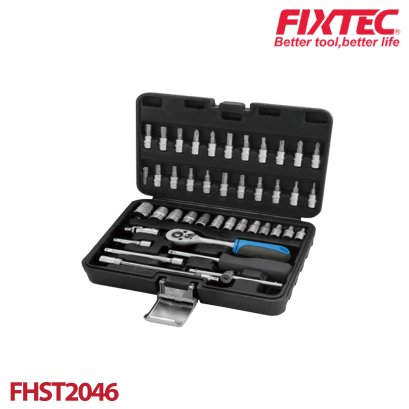 ชุดเครื่องมือซ่อมรถ 46 ชิ้น FIXTEC FHST2046