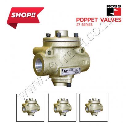 Poppet Valves with & w/o Control Options - 27 Series