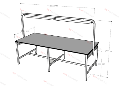 โต๊ะQC Model : T-109