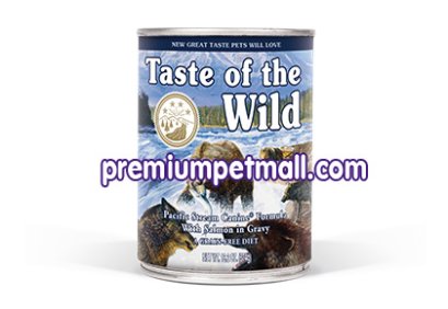 อาหารสุนัขแบบเปียก Taste of the Wild - Pacific Stream Canine with Smoked Salmon ขนาด 13.2 ออนซ์