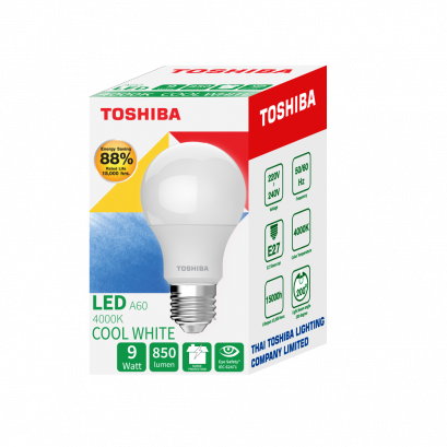 LED TOSHIBA A60 G7 9W  E27