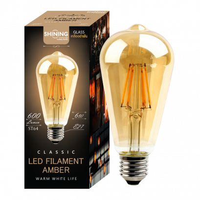หลอดไฟ LED RetroLight Amber type