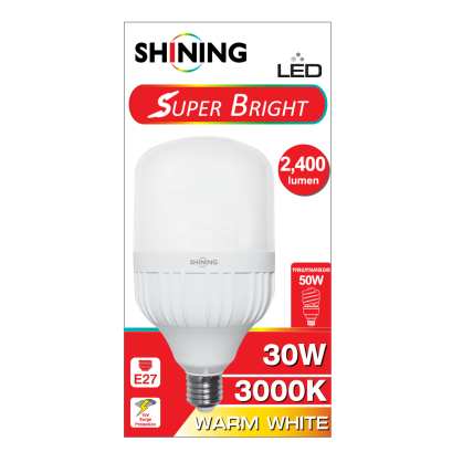 หลอดไฟ LED Super Bright 30W