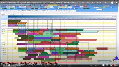ระบบการเช่าใช้งานโปรแกรมวางแผนการผลิตขั้นสูงสำหรับโรงงานฉีด เป่า พลาสติก  โลหะ