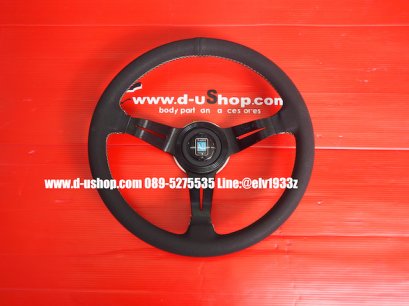 พวงมาลัยแต่ง Nardi หนังกลับก้านดำ สำหรับรถทุกรุ่น