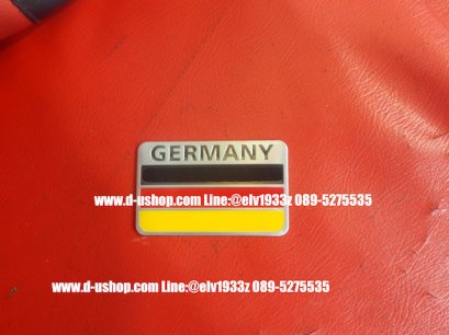 เพทโลโก้ธงชาติเยอรมัน สำหรับติดรถทุกรุ่น  