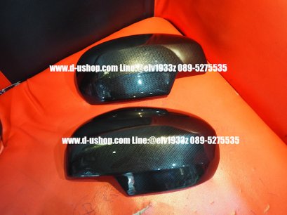 ครอบกระจกเคฟล่าล้วนตรงรุ่น Chevrolet Colorado All New 2012