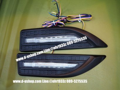 ครอบไฟแก้มสีดำด้าน LED  สำหรับรถทุกรุ่น