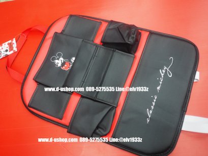 ที่เก็บของหลังเบาะหนังลายการตูน Mickey Mouse