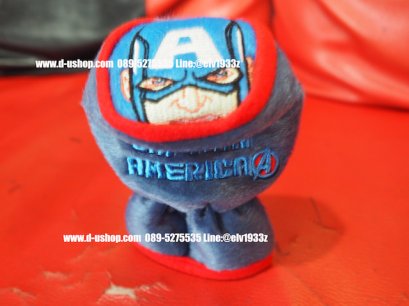 หุ้มเกียร์ผ้าลาย กัปตันอเมริกา ลิขสิทธิ์แท้ สำหรับรถทุกรุ่น