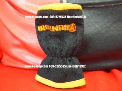 หุ้มเกียร์ผ้าลาย IronMan ลิขสิทธิ์แท้ สำหรับรถทุกรุ่น