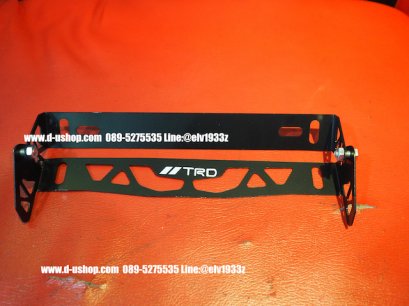ป้ายทะเบียนพับองศา TRD สีดำสำหรับรถทุกรุ่น