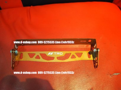 ป้ายทะเบียนพับองศา TRD สีส้มสำหรับรถทุกรุ่น