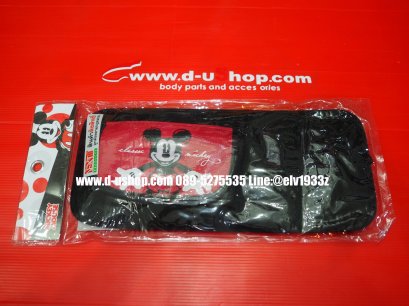  Visor for CD with cartoon pattern, Mickey Mouse, red