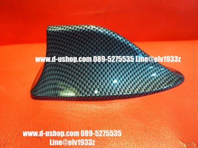 คีบฉลามเสาอากาศสัญญาณจริงเคฟล่าล้วน สำหรับรถทุกรุ่น