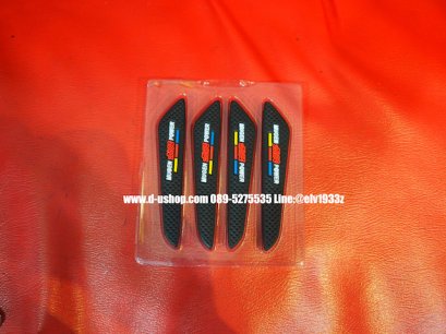 กันกระแทกประตูโลโก้Mugen power ขอบแดง สำหรับรถทุกรุ่น