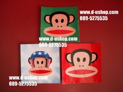 ป้ายพรบแบบสุญญากาศ Paul Frank สำหรับรถทุกรุ่น