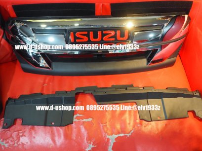 กระจังหน้าโครเมียมตัดดำด้าน ตรงรุ่น Isuzu All New D-Max 2018 