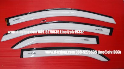 กันสาดสีขาวสั่งทำพิเศษ ตรงรุ่น Toyota Altis 2008-2013