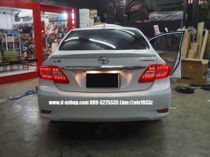 ไฟทับทิมท้ายแดง LED หรี่เบรคตรงรุ่น Toyota Altis 