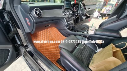 พรม6Dเข้ารูปตรงรุ่นสั่งตัดพิเศษ BENZ CLA250