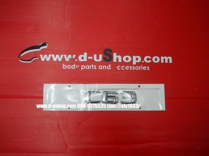 โลโก้อักษรตัวเลข C63 สีเงิน ตรงรุ่น BENZ