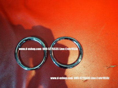 ครอบไฟตัดหมอกโครเมียมแบบกลมเล็กตรงรุ่น Toyota CH-R 2018