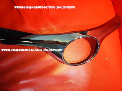 คิ้วฝากระโปรงหน้าโครเมียมแบบเว้าโลโก้ตรงรุ่น Toyota CH-R