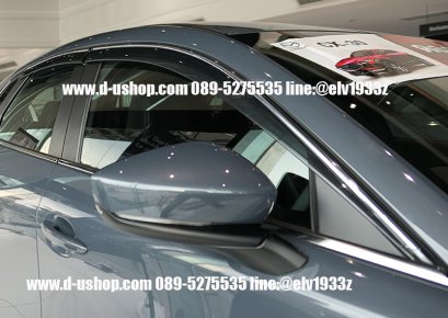 กันสาดประตูขอบโครเมียมตรงรุ่นสำหรับMAZDA CX-30