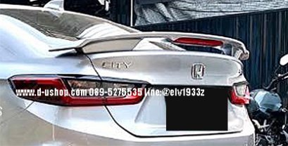 สปอยเลอร์หลังตรงรุ่น Honda City New 2020 ยกสูงมีไฟทรงศูนย์