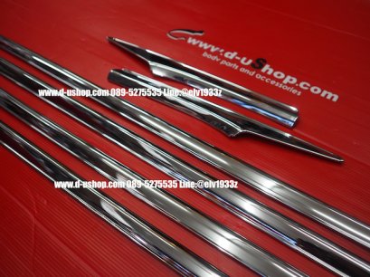 Chrome Window Trim 6 Pieces Honda Civic All New 2016 (FC)