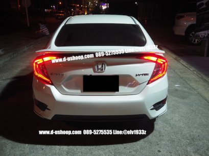 สปอยเลอร์หลังตรงรุ่น Honda Civic All New 2016 (FC) ทรงRS