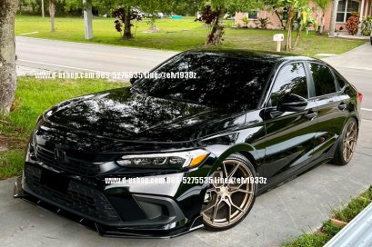 Front bumper lip for Honda Civic 2022 FE e:HEV