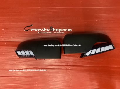 Side mirror cover with LED lights, matte black, Ford Everest model, All New