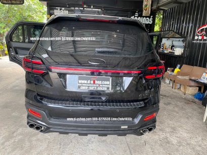 คาดเอวท้าย LED ตรงรุ่น Ford Everest All New ลาย Cayenne