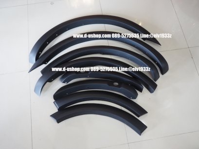 คิ้วล้อดำด้านแบบเรียบไซต์3นิ้วพิเศษตรงรุ่น Ford Everest All New 2015-17