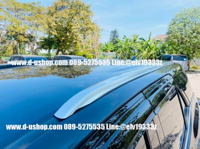 ราวหลังคาสีบอร์นสไตล์OEM ตรงรุ่น สีบอร์น Toyota Fortuner 2015-2024