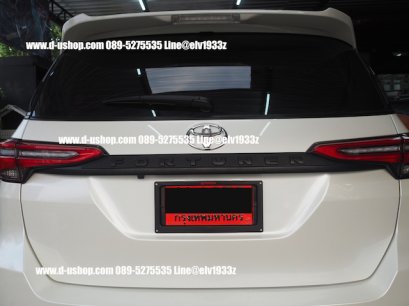 คิ้วท้ายดำด้านแบบมีโลโก้ตรงรุ่น Toyota Fortuner All New 2020 (Legender)