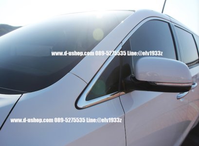 สามเหลี่ยมมุมกระจกโครเมียมตรงรุ่น KIA Grand Carnival 2015