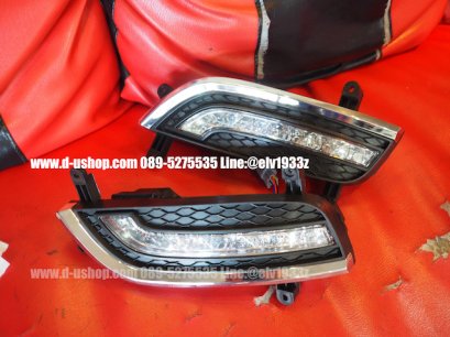 ชุดไฟDaylight Running Time LED ตรงรุ่น Hyundai H1 Ver.2 ขอบโครเมียม