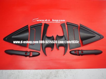 ชุดเบ้ามือเปิดประตูดำด้านรุ่นเต็ม8ชิ้น Honda HR-V 2015