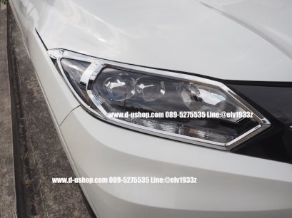 ครอบไฟหน้าโครเมียมตรงรุ่น Honda HRV 2015