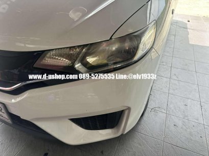 ขัดโคมไฟหน้า ให้ขาวใหม่เหมือนเดิม Honda Jazz New 2014