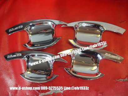 เบ้ามือเปิดประตูโครเมียมกันรอยตรงรุ่น MG ZS