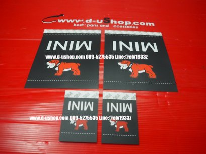 ป้ายแท็กติดประตูรถ Mini ลาย LOVE DOG