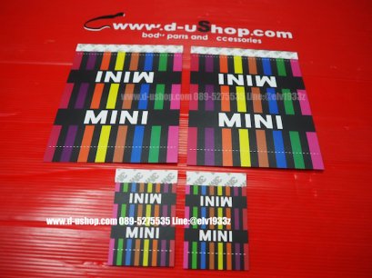 ป้ายแท็กติดประตูรถ Mini ลายPaulSmith