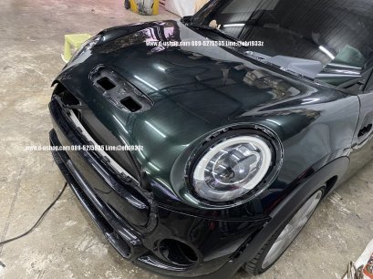 Wrap sticker color change for the whole car Mini F56 special green
