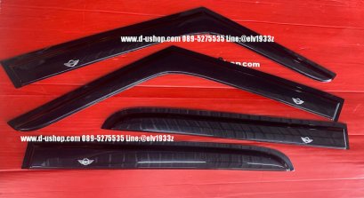 กันสาดประตูสีดำตรงรุ่น Mini Countryman R60